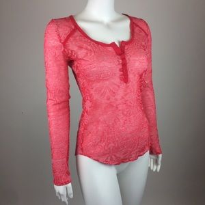 Intimately free people floral long sleeve layering